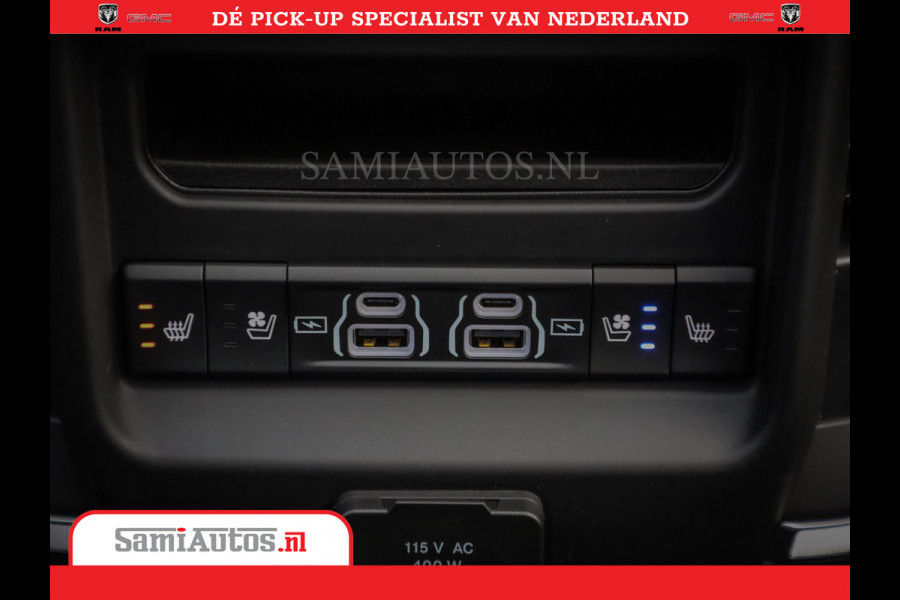 Dodge Ram 1500 Tungsten | De Meest Luxe Pick-Up op de Markt | 540 Pk 706 Nm | Exclusieve en Kracht | Comfortabele Dubbele Cabine met Royale 5 Zitplaatsen | BPM vrij | Nu Leverbaar uit Voorraad | Voorraad Nr 2366 - 8602