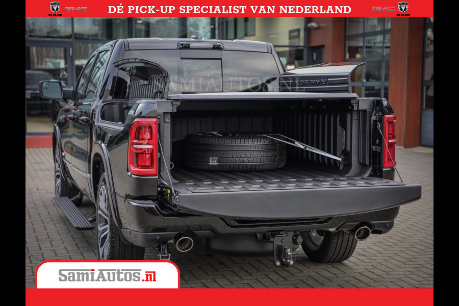 Dodge Ram 1500 Tungsten | De Meest Luxe Pick-Up op de Markt | 540 Pk 706 Nm | Exclusieve en Kracht | Comfortabele Dubbele Cabine met Royale 5 Zitplaatsen | BPM vrij | Nu Leverbaar uit Voorraad | Voorraad Nr 2366 - 8602