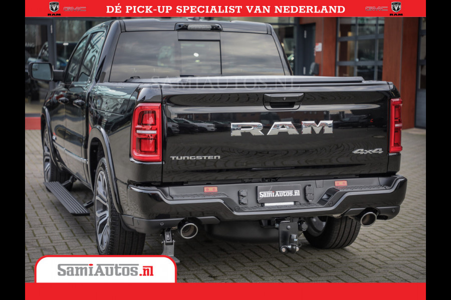 Dodge Ram 1500 Tungsten | De Meest Luxe Pick-Up op de Markt | 540 Pk 706 Nm | Exclusieve en Kracht | Comfortabele Dubbele Cabine met Royale 5 Zitplaatsen | BPM vrij | Nu Leverbaar uit Voorraad | Voorraad Nr 2366 - 8602