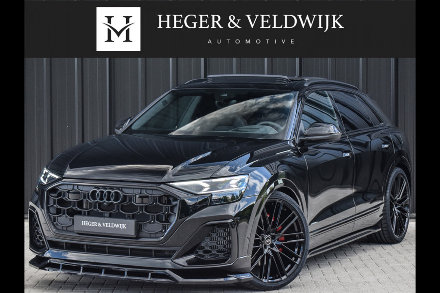 Audi Q8 55TFSI e QUATTRO PRO LINE S COMPETITION | S-SEATS | 24 INCH | PANORAMADAK | 4 WIEL BESTURING | B&O SOUND | HEAD-UP | LUCHTVERING