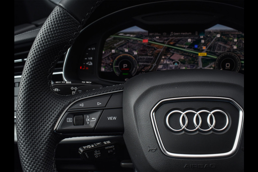 Audi Q8 55TFSI e QUATTRO PRO LINE S COMPETITION | S-SEATS | 24 INCH | PANORAMADAK | 4 WIEL BESTURING | B&O SOUND | HEAD-UP | LUCHTVERING