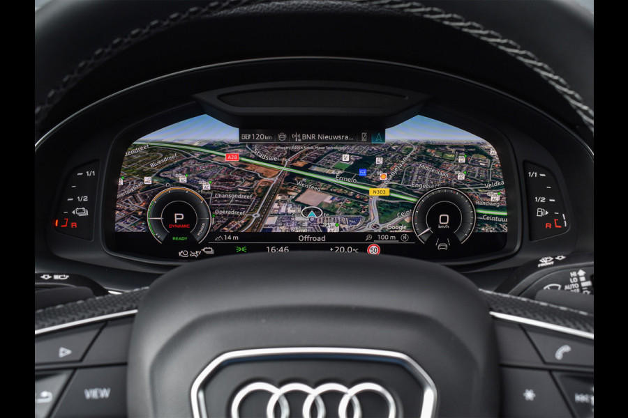 Audi Q8 55TFSI e QUATTRO PRO LINE S COMPETITION | S-SEATS | 24 INCH | PANORAMADAK | 4 WIEL BESTURING | B&O SOUND | HEAD-UP | LUCHTVERING