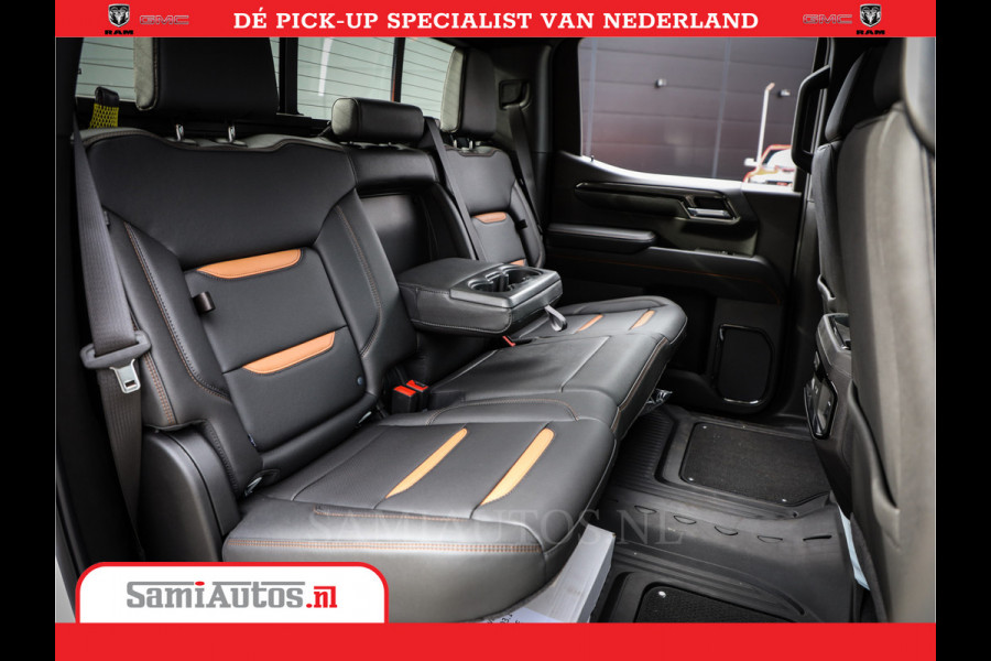GMC Sierra AT4 | 6.2 V8 | Prijs Compleet met Garantie en Lpg en Rijklaarmaak kosten | Comfortabele Dubbele Cabine met 5 Zitplaatsen | BPM vrij | Nu Leverbaar uit Voorraad | Voorraad Nr 2241 -  8521 |