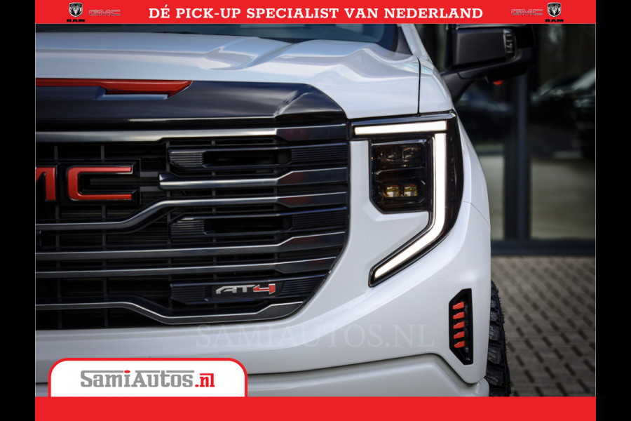 GMC Sierra AT4 | 6.2 V8 | Prijs Compleet met Garantie en Lpg en Rijklaarmaak kosten | Comfortabele Dubbele Cabine met 5 Zitplaatsen | BPM vrij | Nu Leverbaar uit Voorraad | Voorraad Nr 2241 -  8521 |