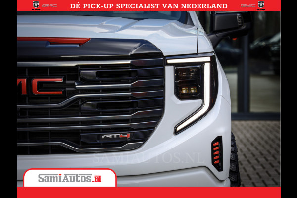 GMC Sierra AT4 | 6.2 V8 | Prijs Compleet met Garantie en Lpg en Rijklaarmaak kosten | Comfortabele Dubbele Cabine met 5 Zitplaatsen | BPM vrij | Nu Leverbaar uit Voorraad | Voorraad Nr 2241 -  8521 |