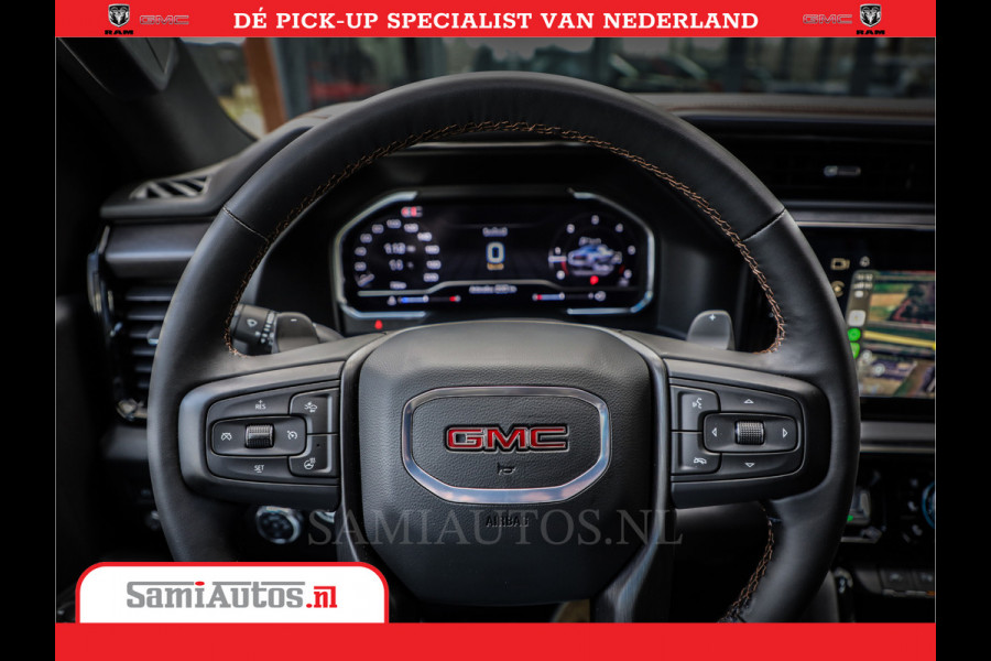 GMC Sierra AT4 | 6.2 V8 | Prijs Compleet met Garantie en Lpg en Rijklaarmaak kosten | Comfortabele Dubbele Cabine met 5 Zitplaatsen | BPM vrij | Nu Leverbaar uit Voorraad | Voorraad Nr 2241 -  8521 |