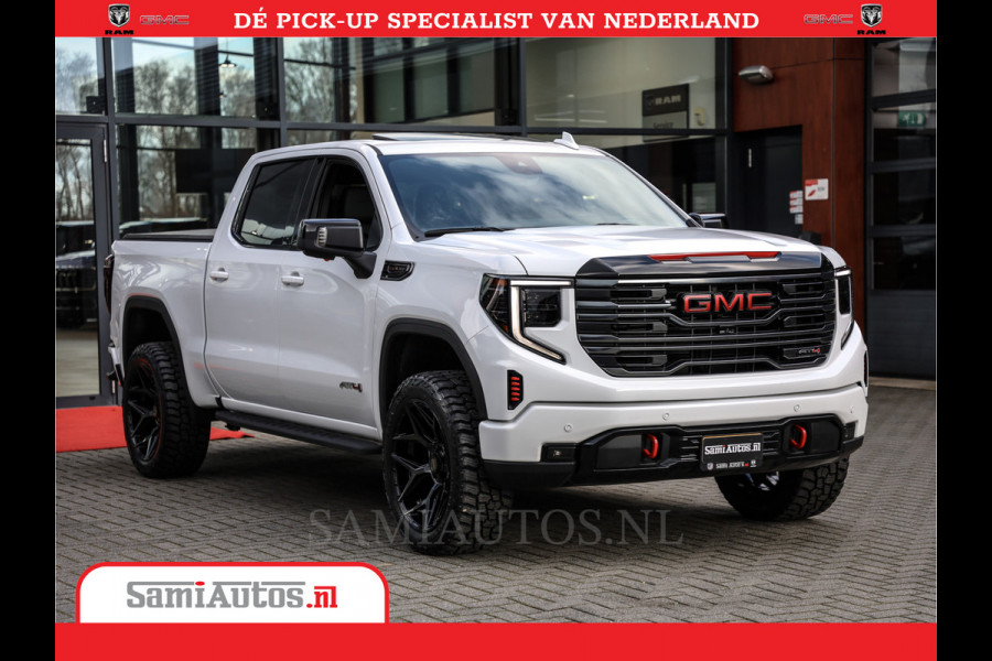 GMC Sierra AT4 | 6.2 V8 | Prijs Compleet met Garantie en Lpg en Rijklaarmaak kosten | Comfortabele Dubbele Cabine met 5 Zitplaatsen | BPM vrij | Nu Leverbaar uit Voorraad | Voorraad Nr 2241 -  8521 |
