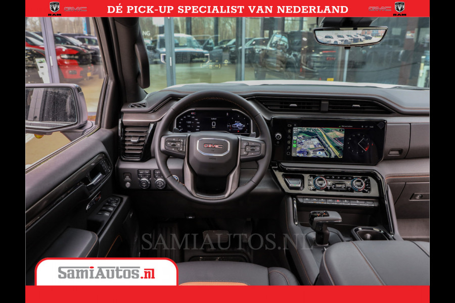 GMC Sierra AT4 | 6.2 V8 | Prijs Compleet met Garantie en Lpg en Rijklaarmaak kosten | Comfortabele Dubbele Cabine met 5 Zitplaatsen | BPM vrij | Nu Leverbaar uit Voorraad | Voorraad Nr 2241 -  8521 |