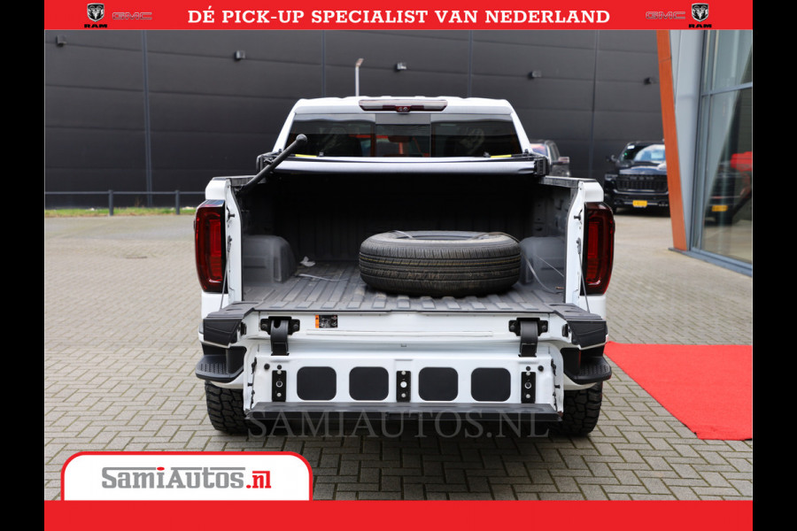 GMC Sierra AT4 | 6.2 V8 | Prijs Compleet met Garantie en Lpg en Rijklaarmaak kosten | Comfortabele Dubbele Cabine met 5 Zitplaatsen | BPM vrij | Nu Leverbaar uit Voorraad | Voorraad Nr 2241 -  8521 |
