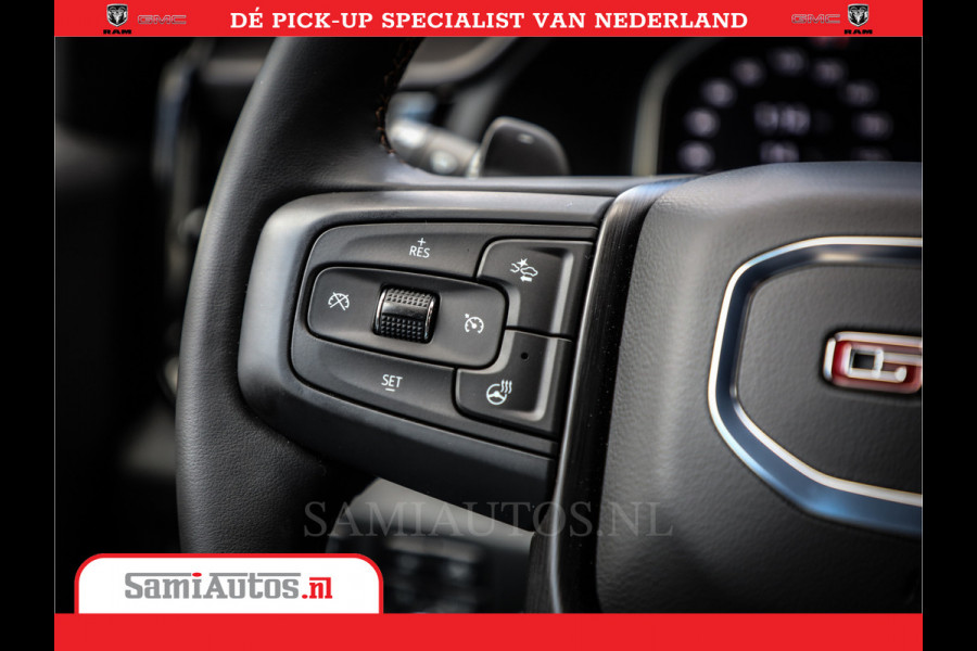 GMC Sierra AT4 | 6.2 V8 | Prijs Compleet met Garantie en Lpg en Rijklaarmaak kosten | Comfortabele Dubbele Cabine met 5 Zitplaatsen | BPM vrij | Nu Leverbaar uit Voorraad | Voorraad Nr 2241 -  8521 |