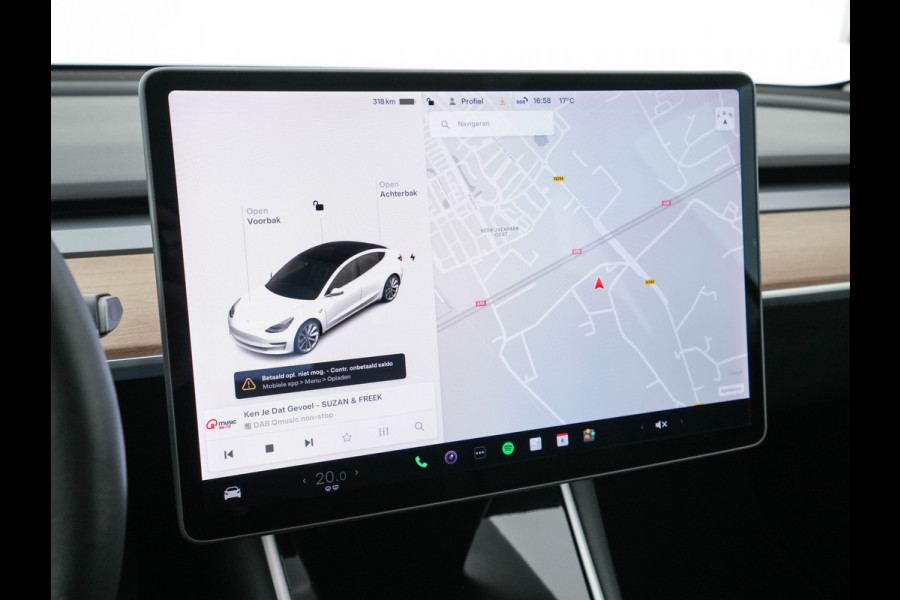 Tesla Model 3 Standard RWD Plus 60 kWh [ 3-Fase ] (INCL-BTW) Aut. *PANO | AUTO-PILOT | NAPPA-LEATHER | KEYLESS | FULL-LED | MEMORY-PACK | SURROUND-VIEW | DAB | CARPLAY | DIGI-COCKPIT | LANE-ASSIST | COMFORT-SEATS | 19"ALU*
