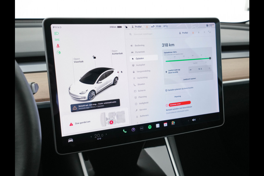 Tesla Model 3 Standard RWD Plus 60 kWh [ 3-Fase ] (INCL-BTW) Aut. *PANO | AUTO-PILOT | NAPPA-LEATHER | KEYLESS | FULL-LED | MEMORY-PACK | SURROUND-VIEW | DAB | CARPLAY | DIGI-COCKPIT | LANE-ASSIST | COMFORT-SEATS | 19"ALU*