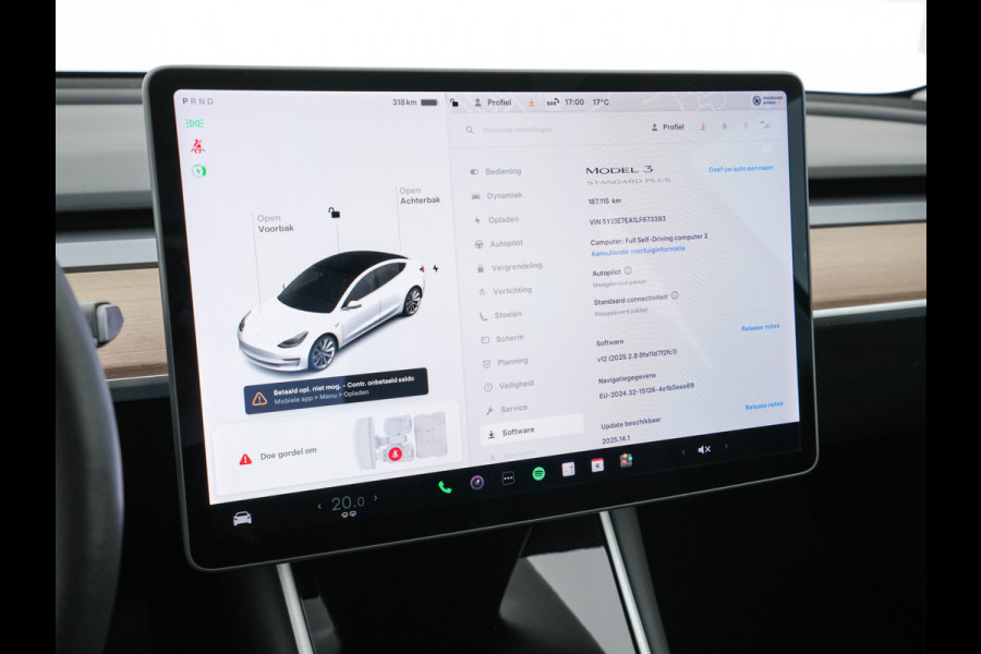 Tesla Model 3 Standard RWD Plus 60 kWh [ 3-Fase ] (INCL-BTW) Aut. *PANO | AUTO-PILOT | NAPPA-LEATHER | KEYLESS | FULL-LED | MEMORY-PACK | SURROUND-VIEW | DAB | CARPLAY | DIGI-COCKPIT | LANE-ASSIST | COMFORT-SEATS | 19"ALU*