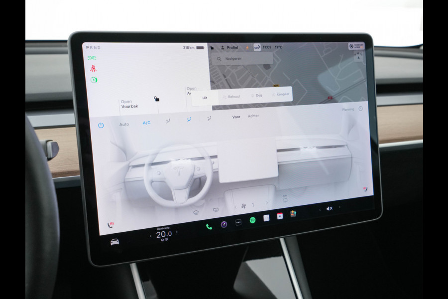 Tesla Model 3 Standard RWD Plus 60 kWh [ 3-Fase ] (INCL-BTW) Aut. *PANO | AUTO-PILOT | NAPPA-LEATHER | KEYLESS | FULL-LED | MEMORY-PACK | SURROUND-VIEW | DAB | CARPLAY | DIGI-COCKPIT | LANE-ASSIST | COMFORT-SEATS | 19"ALU*