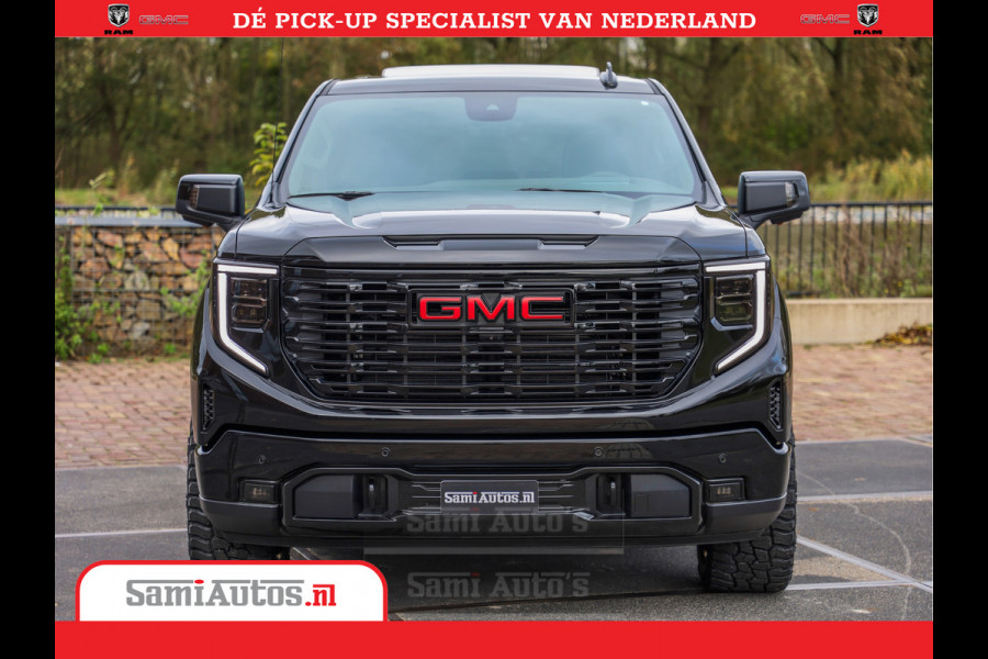GMC Sierra DENALI 6.2 V8 426PK Full Option | De Meest Luxe Pick-Up in zijn Klasse | Comfortabele Dubbele Cabine met Royale 5 Zitplaatsen | BPM vrij | Nu Leverbaar uit Voorraad | Voorraad Nr 433388