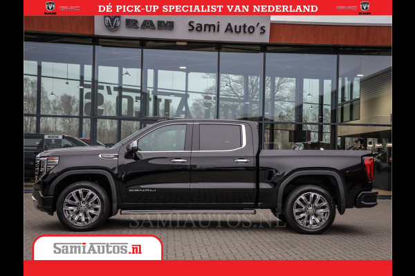 GMC Sierra DENALI | All-In Prijs | 6,2 V8 Full Option | De Meest Luxe Pick-Up in zijn Klasse | Comfortabele Dubbele Cabine met Royale 5 Zitplaatsen | BPM vrij | Nu Leverbaar uit Voorraad | Voorraad Nr 420229