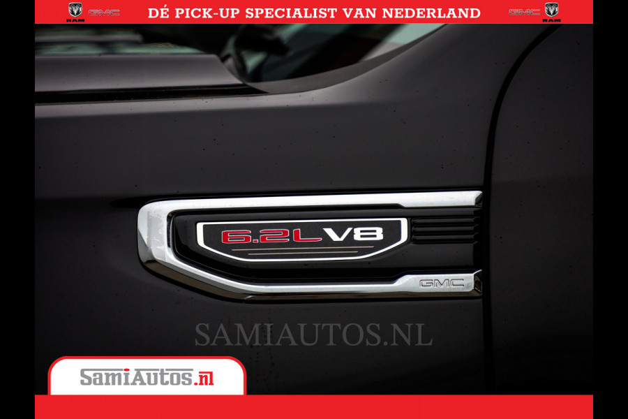 GMC Sierra DENALI | All-In Prijs | 6,2 V8 Full Option | De Meest Luxe Pick-Up in zijn Klasse | Comfortabele Dubbele Cabine met Royale 5 Zitplaatsen | BPM vrij | Nu Leverbaar uit Voorraad | Voorraad Nr 420229