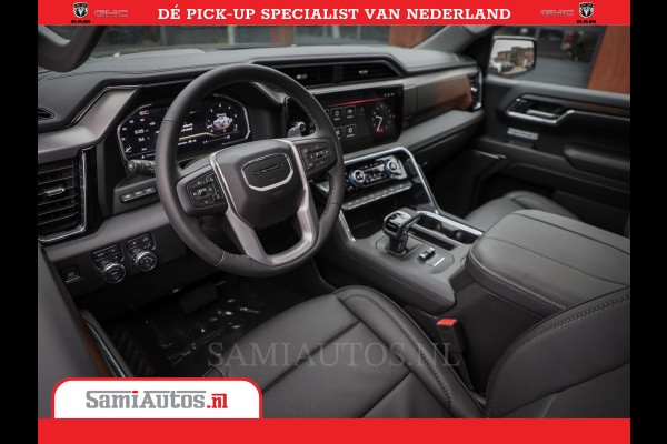 GMC Sierra DENALI | All-In Prijs | 6,2 V8 Full Option | De Meest Luxe Pick-Up in zijn Klasse | Comfortabele Dubbele Cabine met Royale 5 Zitplaatsen | BPM vrij | Nu Leverbaar uit Voorraad | Voorraad Nr 420229