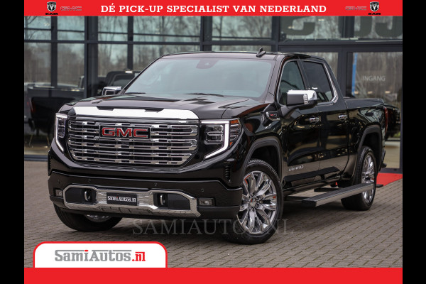 GMC Sierra DENALI | All-In Prijs | 6,2 V8 Full Option | De Meest Luxe Pick-Up in zijn Klasse | Comfortabele Dubbele Cabine met Royale 5 Zitplaatsen | BPM vrij | Nu Leverbaar uit Voorraad | Voorraad Nr 420229