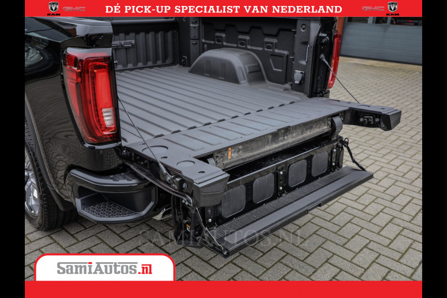 GMC Sierra DENALI | All-In Prijs | 6,2 V8 Full Option | De Meest Luxe Pick-Up in zijn Klasse | Comfortabele Dubbele Cabine met Royale 5 Zitplaatsen | BPM vrij | Nu Leverbaar uit Voorraad | Voorraad Nr 420229