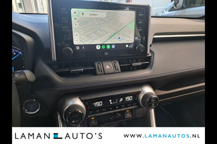 Toyota RAV4 2.5 Hybrid 218pk Bi-Tone | Trekhaak JBL CarPlay Halfleder ECC Nav 18" LMV ACC Camera Metallic | Hybrid Voorschoten