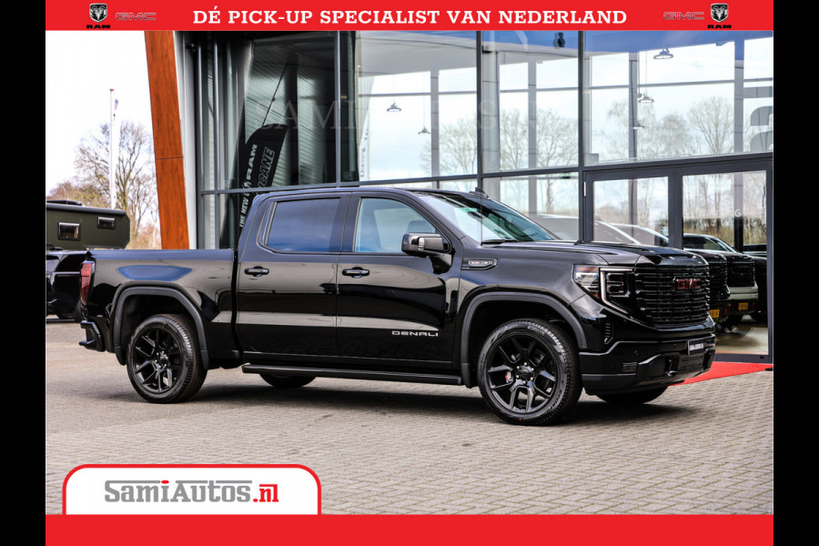 GMC Sierra DENALI 6,2 V8 Full Option | De Meest Luxe Pick-Up in zijn Klasse | Comfortabele Dubbele Cabine met Royale 5 Zitplaatsen | BPM vrij | Nu Leverbaar uit Voorraad | Voorraad Nr 434058