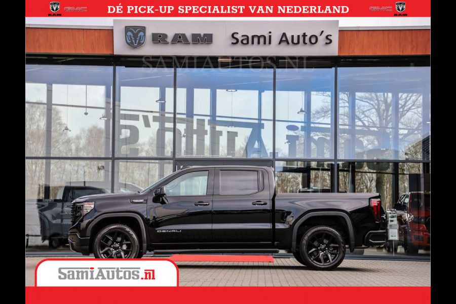 GMC Sierra DENALI 6,2 V8 Full Option | De Meest Luxe Pick-Up in zijn Klasse | Comfortabele Dubbele Cabine met Royale 5 Zitplaatsen | BPM vrij | Nu Leverbaar uit Voorraad | Voorraad Nr 434058