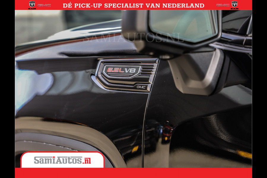 GMC Sierra DENALI 6,2 V8 Full Option | De Meest Luxe Pick-Up in zijn Klasse | Comfortabele Dubbele Cabine met Royale 5 Zitplaatsen | BPM vrij | Nu Leverbaar uit Voorraad | Voorraad Nr 434058