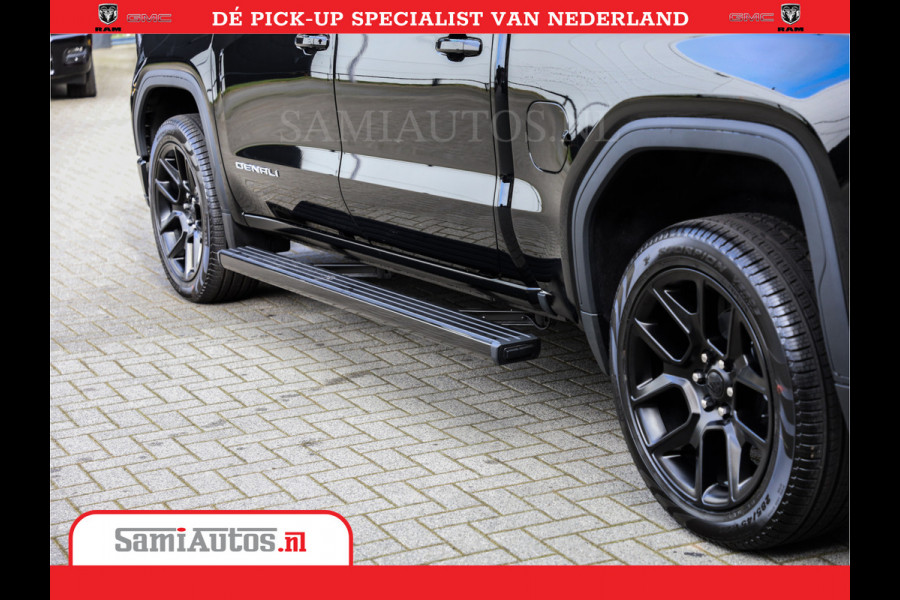 GMC Sierra DENALI 6,2 V8 Full Option | De Meest Luxe Pick-Up in zijn Klasse | Comfortabele Dubbele Cabine met Royale 5 Zitplaatsen | BPM vrij | Nu Leverbaar uit Voorraad | Voorraad Nr 434058