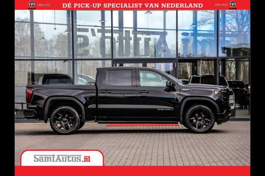 GMC Sierra DENALI 6,2 V8 Full Option | De Meest Luxe Pick-Up in zijn Klasse | Comfortabele Dubbele Cabine met Royale 5 Zitplaatsen | BPM vrij | Nu Leverbaar uit Voorraad | Voorraad Nr 434058