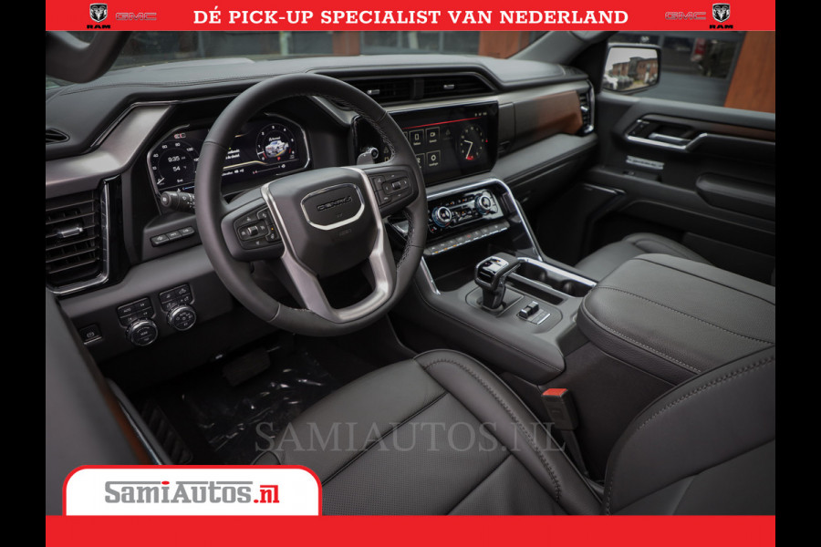 GMC Sierra DENALI 6,2 V8 Full Option | De Meest Luxe Pick-Up in zijn Klasse | Comfortabele Dubbele Cabine met Royale 5 Zitplaatsen | BPM vrij | Nu Leverbaar uit Voorraad | Voorraad Nr 434058