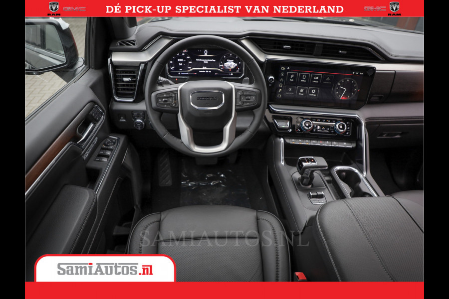 GMC Sierra DENALI 6,2 V8 Full Option | De Meest Luxe Pick-Up in zijn Klasse | Comfortabele Dubbele Cabine met Royale 5 Zitplaatsen | BPM vrij | Nu Leverbaar uit Voorraad | Voorraad Nr 434058