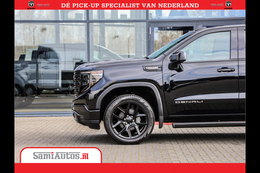 GMC Sierra DENALI 6,2 V8 Full Option | De Meest Luxe Pick-Up in zijn Klasse | Comfortabele Dubbele Cabine met Royale 5 Zitplaatsen | BPM vrij | Nu Leverbaar uit Voorraad | Voorraad Nr 434058