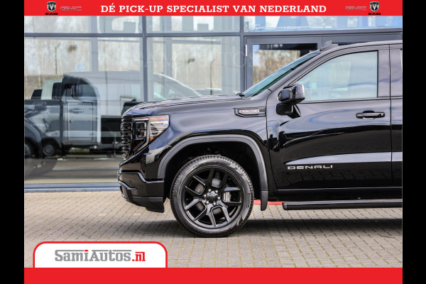 GMC Sierra DENALI 6,2 V8 Full Option | De Meest Luxe Pick-Up in zijn Klasse | Comfortabele Dubbele Cabine met Royale 5 Zitplaatsen | BPM vrij | Nu Leverbaar uit Voorraad | Voorraad Nr 434058