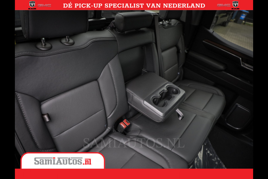 GMC Sierra DENALI 6,2 V8 Full Option | De Meest Luxe Pick-Up in zijn Klasse | Comfortabele Dubbele Cabine met Royale 5 Zitplaatsen | BPM vrij | Nu Leverbaar uit Voorraad | Voorraad Nr 434058