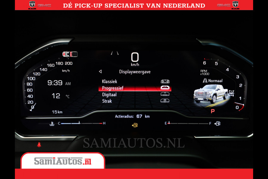 GMC Sierra DENALI 6,2 V8 Full Option | De Meest Luxe Pick-Up in zijn Klasse | Comfortabele Dubbele Cabine met Royale 5 Zitplaatsen | BPM vrij | Nu Leverbaar uit Voorraad | Voorraad Nr 434058