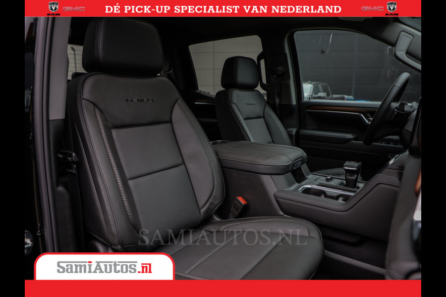 GMC Sierra DENALI 6,2 V8 Full Option | De Meest Luxe Pick-Up in zijn Klasse | Comfortabele Dubbele Cabine met Royale 5 Zitplaatsen | BPM vrij | Nu Leverbaar uit Voorraad | Voorraad Nr 434058