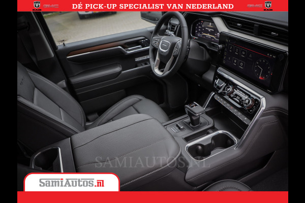 GMC Sierra DENALI 6,2 V8 Full Option | De Meest Luxe Pick-Up in zijn Klasse | Comfortabele Dubbele Cabine met Royale 5 Zitplaatsen | BPM vrij | Nu Leverbaar uit Voorraad | Voorraad Nr 434058
