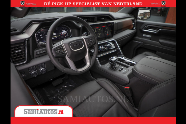 GMC Sierra DENALI 6,2 V8 Full Option | De Meest Luxe Pick-Up in zijn Klasse | Comfortabele Dubbele Cabine met Royale 5 Zitplaatsen | BPM vrij | Nu Leverbaar uit Voorraad | Voorraad Nr 434058