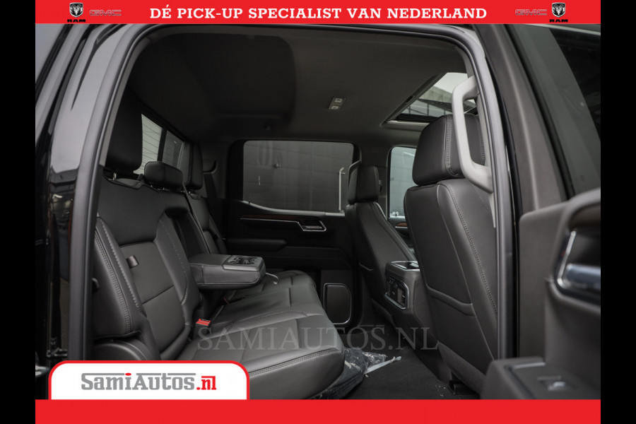 GMC Sierra DENALI 6,2 V8 Full Option | De Meest Luxe Pick-Up in zijn Klasse | Comfortabele Dubbele Cabine met Royale 5 Zitplaatsen | BPM vrij | Nu Leverbaar uit Voorraad | Voorraad Nr 434058