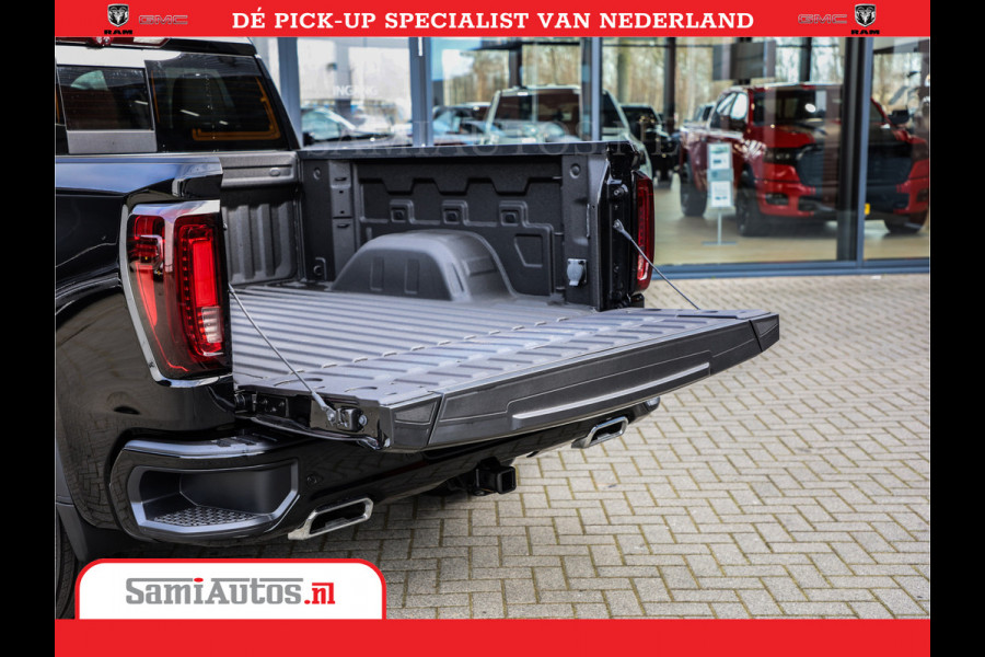 GMC Sierra DENALI 6,2 V8 Full Option | De Meest Luxe Pick-Up in zijn Klasse | Comfortabele Dubbele Cabine met Royale 5 Zitplaatsen | BPM vrij | Nu Leverbaar uit Voorraad | Voorraad Nr 434058