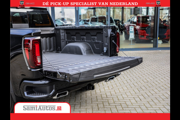 GMC Sierra DENALI 6,2 V8 Full Option | De Meest Luxe Pick-Up in zijn Klasse | Comfortabele Dubbele Cabine met Royale 5 Zitplaatsen | BPM vrij | Nu Leverbaar uit Voorraad | Voorraad Nr 434058