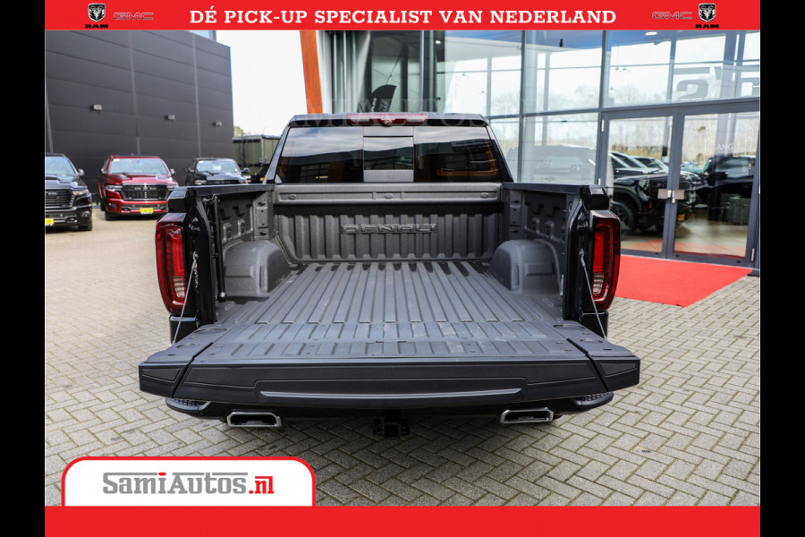 GMC Sierra DENALI 6,2 V8 Full Option | De Meest Luxe Pick-Up in zijn Klasse | Comfortabele Dubbele Cabine met Royale 5 Zitplaatsen | BPM vrij | Nu Leverbaar uit Voorraad | Voorraad Nr 434058