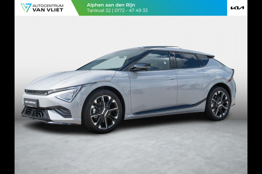 Kia Ev6 GT-Line 84.0 kWh | NIEUW MODEL | Stoelverwarming en -ventilatie | 20 inch velgen | 360° Camera | Meridian Surround | Digital Key 2.0 | Panoramadak | Aut. Kofferklep | ACTIE AANBIEDING