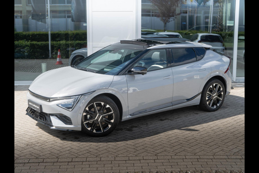 Kia Ev6 GT-Line 84.0 kWh | NIEUW MODEL | Stoelverwarming en -ventilatie | 20 inch velgen | 360° Camera | Meridian Surround | Digital Key 2.0 | Panoramadak | Aut. Kofferklep | ACTIE AANBIEDING