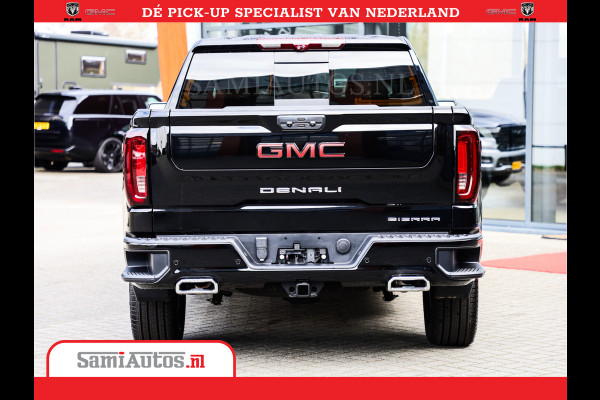 GMC Sierra DENALI 6,2 V8 Full Option | De Meest Luxe Pick-Up in zijn Klasse | Comfortabele Dubbele Cabine met Royale 5 Zitplaatsen | BPM vrij | Nu Leverbaar uit Voorraad | Voorraad Nr 431569