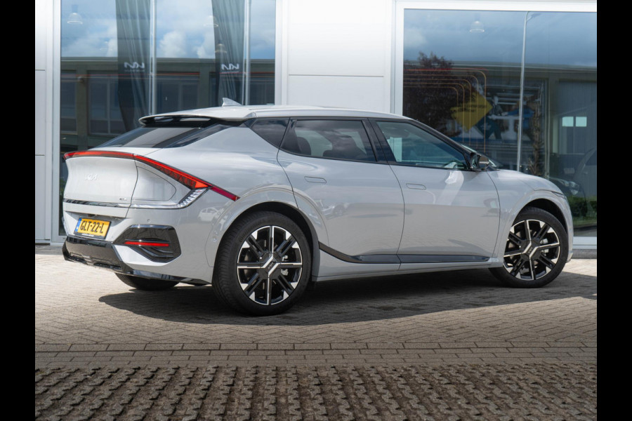 Kia Ev6 GT-Line 84.0 kWh | NIEUW MODEL | Stoelverwarming en -ventilatie | 20 inch velgen | 360° Camera | Meridian Surround | Digital Key 2.0 | Panoramadak | Aut. Kofferklep | ACTIE AANBIEDING