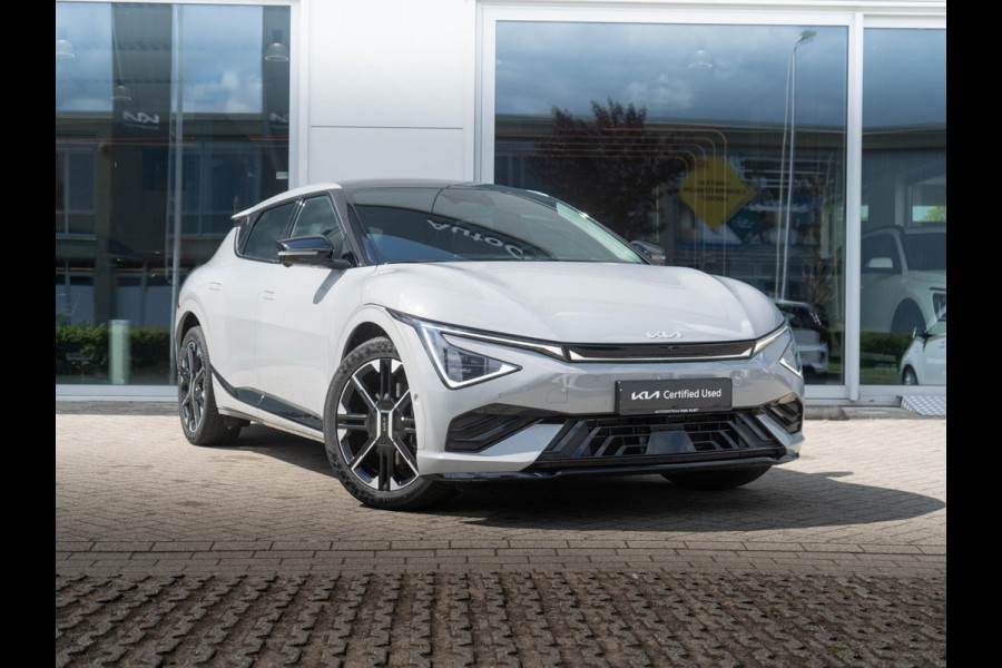 Kia Ev6 GT-Line 84.0 kWh | NIEUW MODEL | Stoelverwarming en -ventilatie | 20 inch velgen | 360° Camera | Meridian Surround | Digital Key 2.0 | Panoramadak | Aut. Kofferklep | ACTIE AANBIEDING