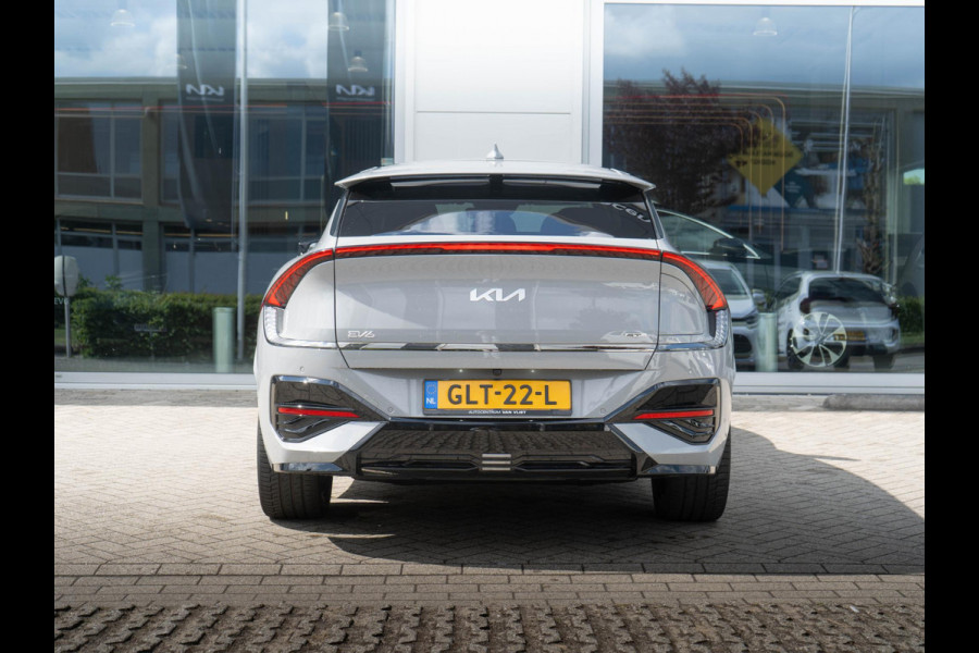 Kia Ev6 GT-Line 84.0 kWh | NIEUW MODEL | Stoelverwarming en -ventilatie | 20 inch velgen | 360° Camera | Meridian Surround | Digital Key 2.0 | Panoramadak | Aut. Kofferklep | ACTIE AANBIEDING