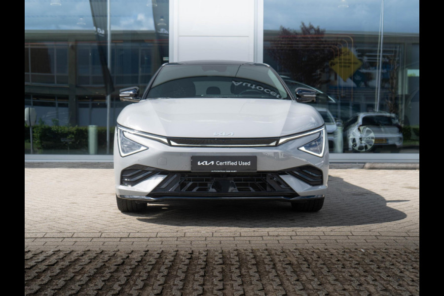 Kia Ev6 GT-Line 84.0 kWh | NIEUW MODEL | Stoelverwarming en -ventilatie | 20 inch velgen | 360° Camera | Meridian Surround | Digital Key 2.0 | Panoramadak | Aut. Kofferklep | ACTIE AANBIEDING